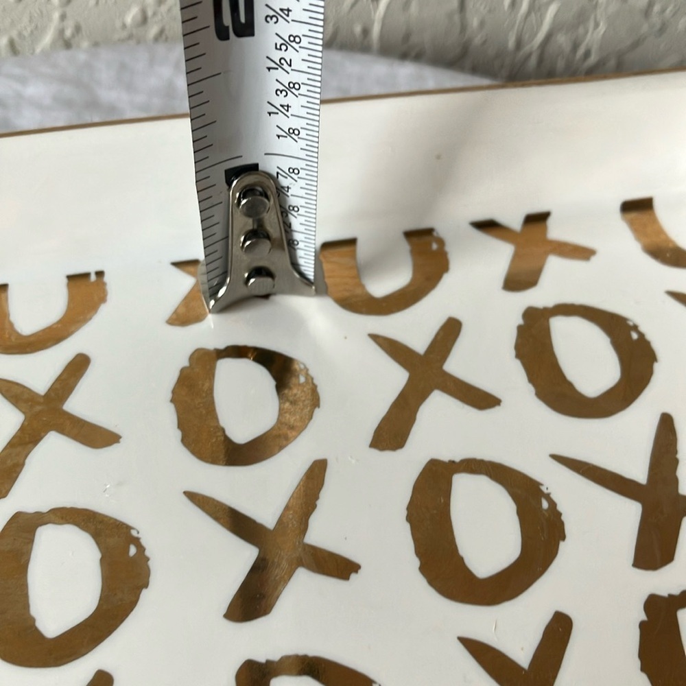 Threshold: 2017 XOXO Patterned Tray- Gold Paint Lettering - Picture 16 of 16
